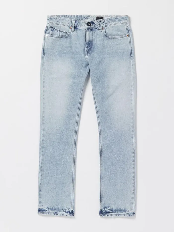 Mens Jeans Volcom Vorta Slim Fit Jeans 8211 Sandy Indigo