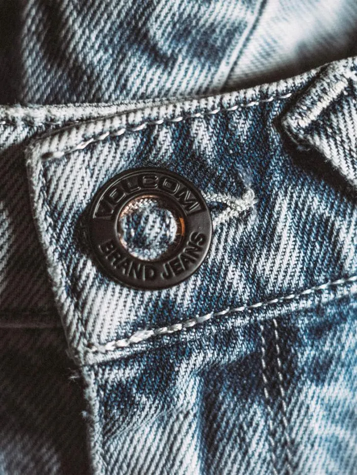 Mens Jeans Volcom Vorta Slim Fit Jeans 8211 Sandy Indigo