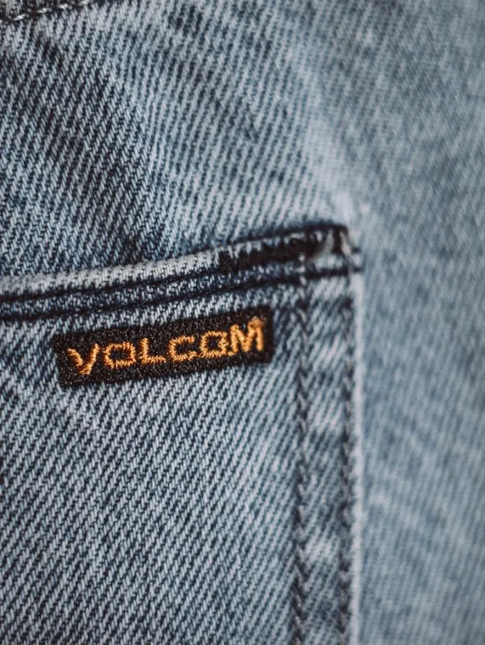 Mens Jeans Volcom Vorta Slim Fit Jeans 8211 Sandy Indigo