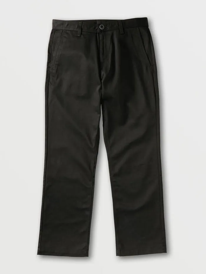 Mens Pants Volcom Frickin Skate Chino Pants 8211 Black