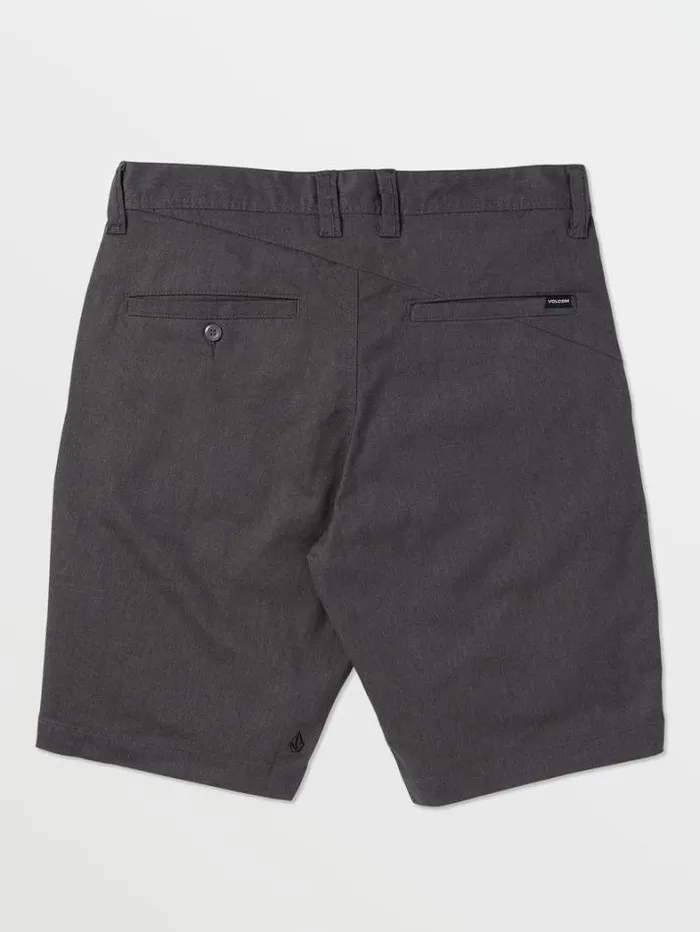 Mens Shorts Volcom Frickin Modern Stretch Chino Shorts 8211 Charcoal Heather