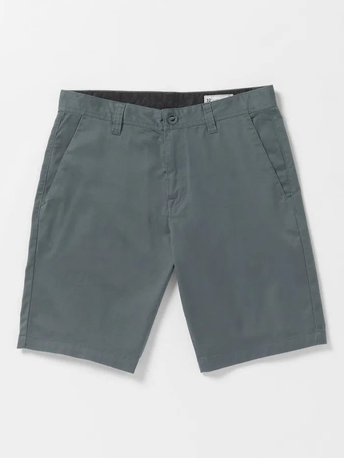 Mens Shorts Volcom Frickin Modern Stretch Chino Shorts 8211 Dark Slate
