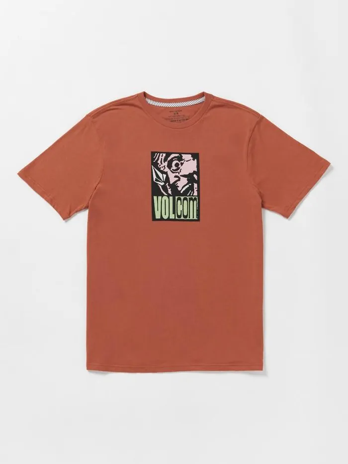 Mens TShirts and Tanks Volcom Maniacal Short Sleeve Tee 8211 Rust