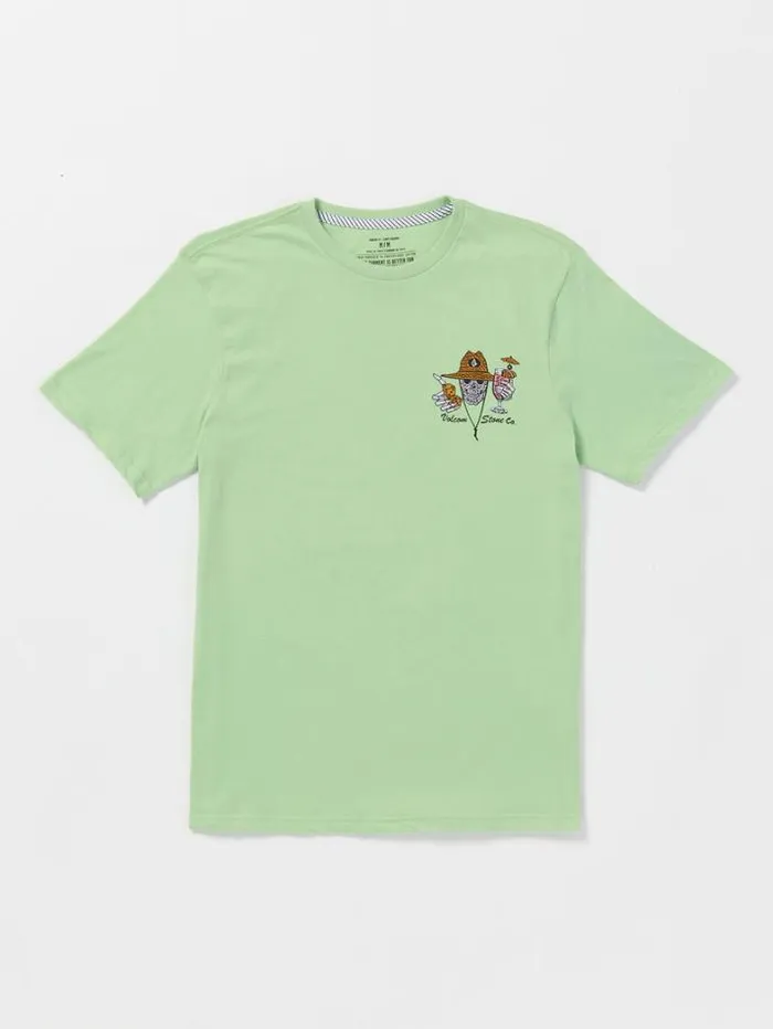 Mens TShirts and Tanks Volcom Pair A Dice Short Sleeve Tee 8211 Celadon