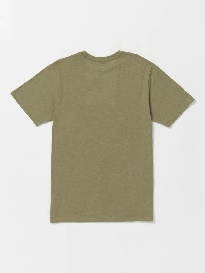 Mens TShirts and Tanks Volcom Vibes Time Short Sleeve Tee 8211 Thyme Green Heather