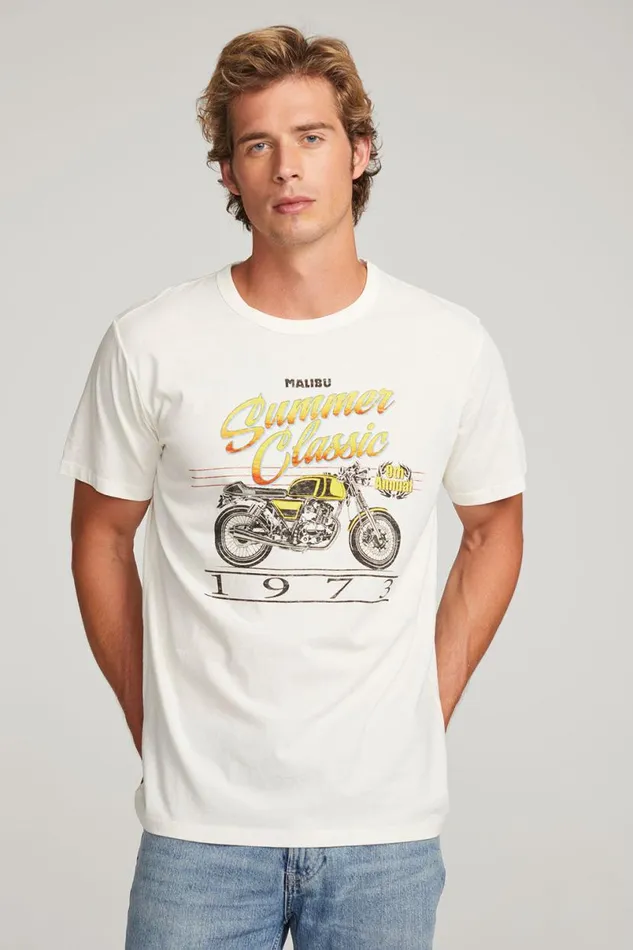 Mens Tops Chaser Brand Classic Moto Mens Tee