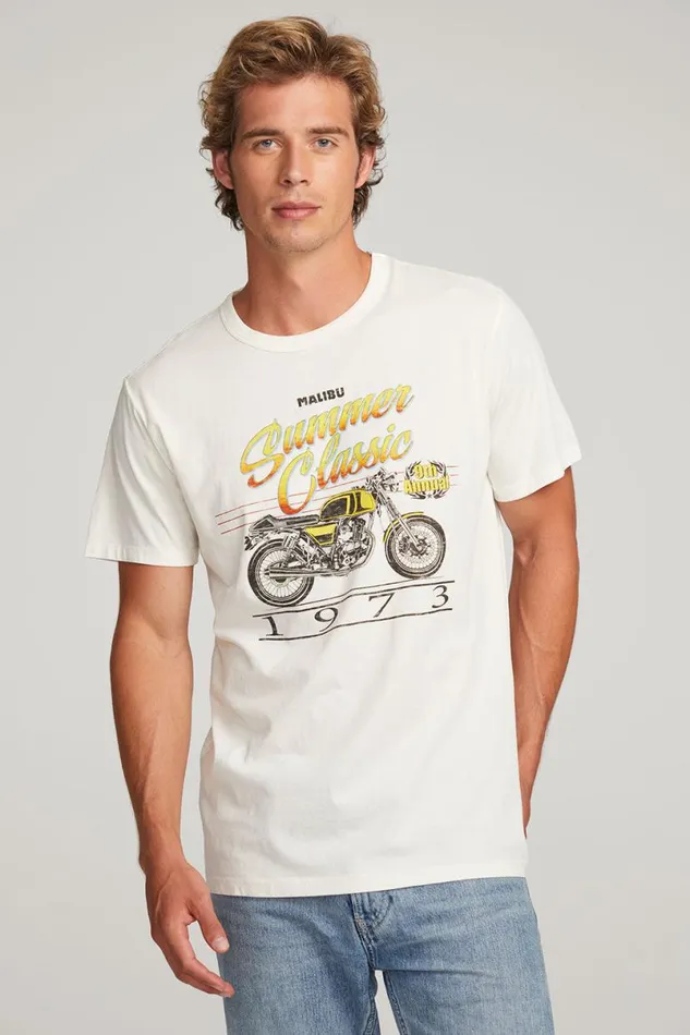 Mens Tops Chaser Brand Classic Moto Mens Tee