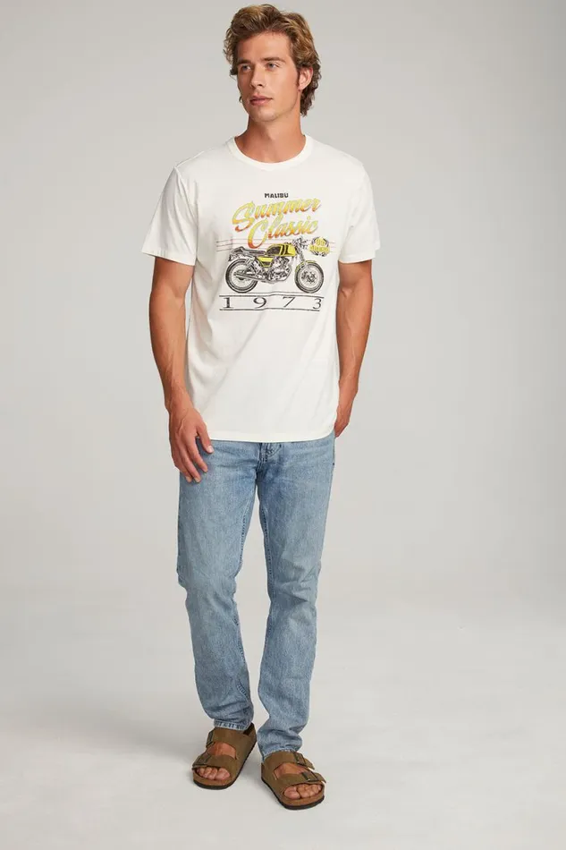 Mens Tops Chaser Brand Classic Moto Mens Tee