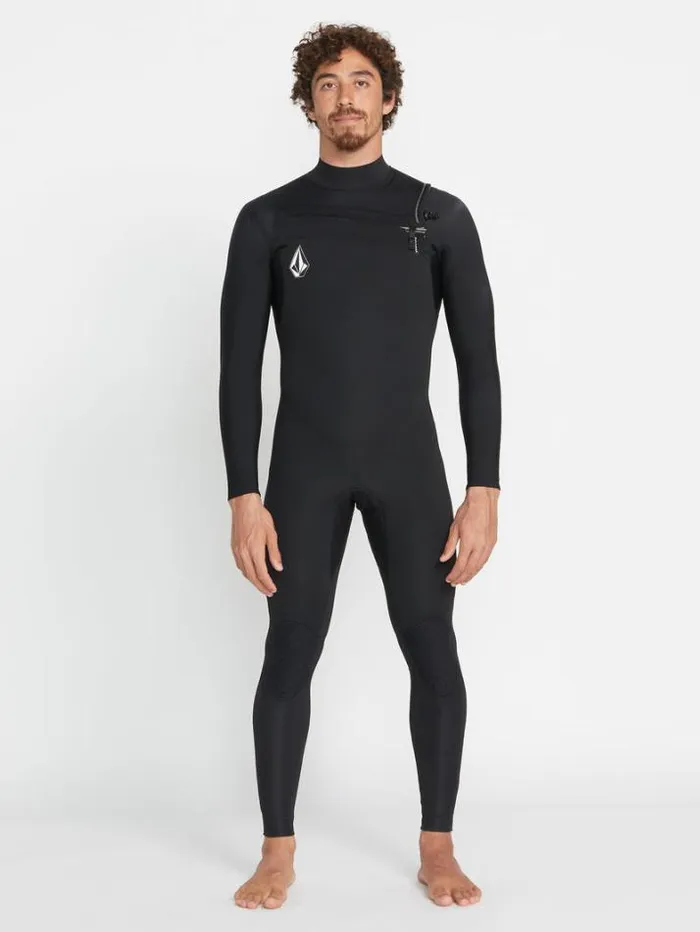 Mens Wetsuits Volcom Modulator 32mm Chest Zip Fullsuit 8211 Black