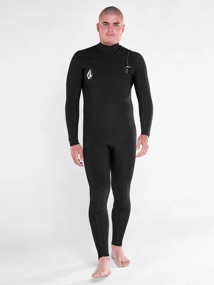 Mens Wetsuits Volcom Modulator 32mm Chest Zip Fullsuit 8211 Black