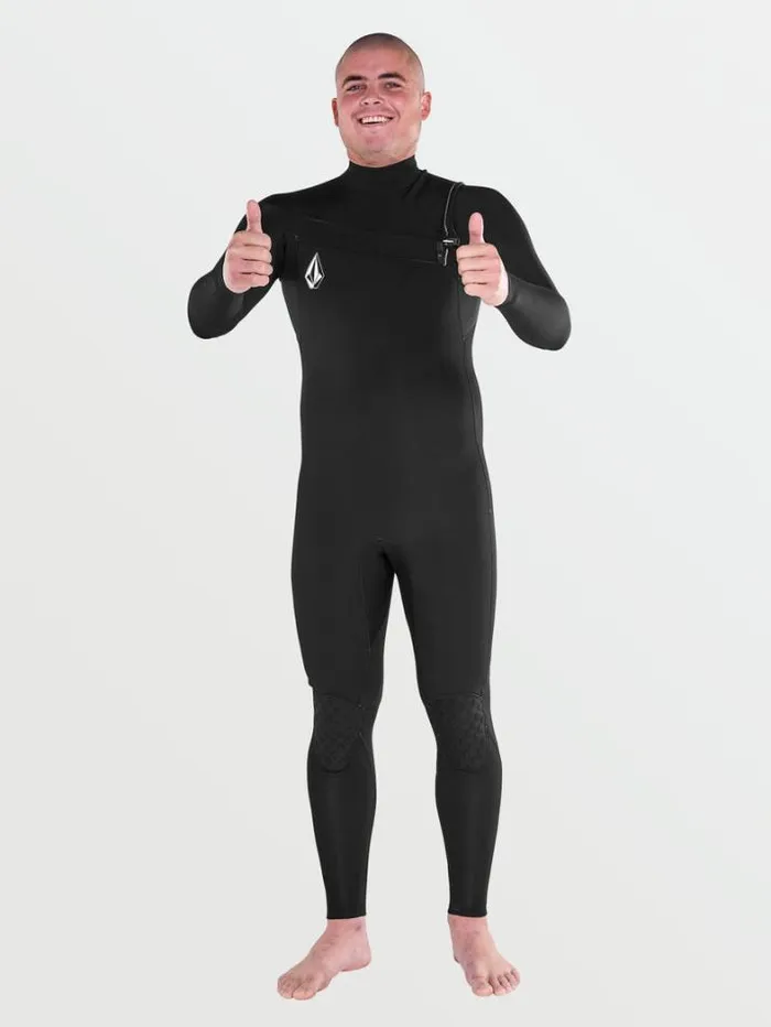Mens Wetsuits Volcom Modulator 32mm Chest Zip Fullsuit 8211 Black