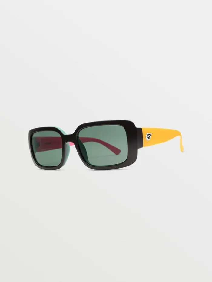 MensWomens Sunglasses Volcom Entertainment True Sunglasses 8211 Teal