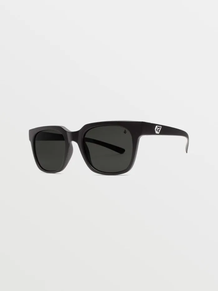 MensWomens Sunglasses Volcom Morph Sunglasses 8211 Matte BlackGray Polar