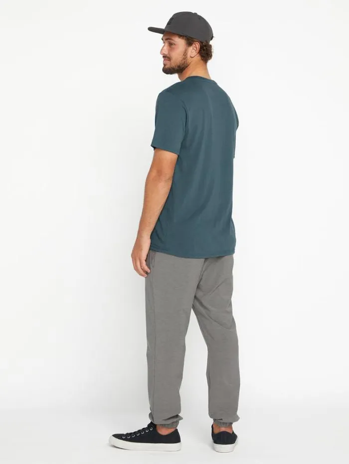 MensWomensWorkwear Tops and Tees Volcom Stone Tech Short Sleeve Tee 8211 Cruzer Blue