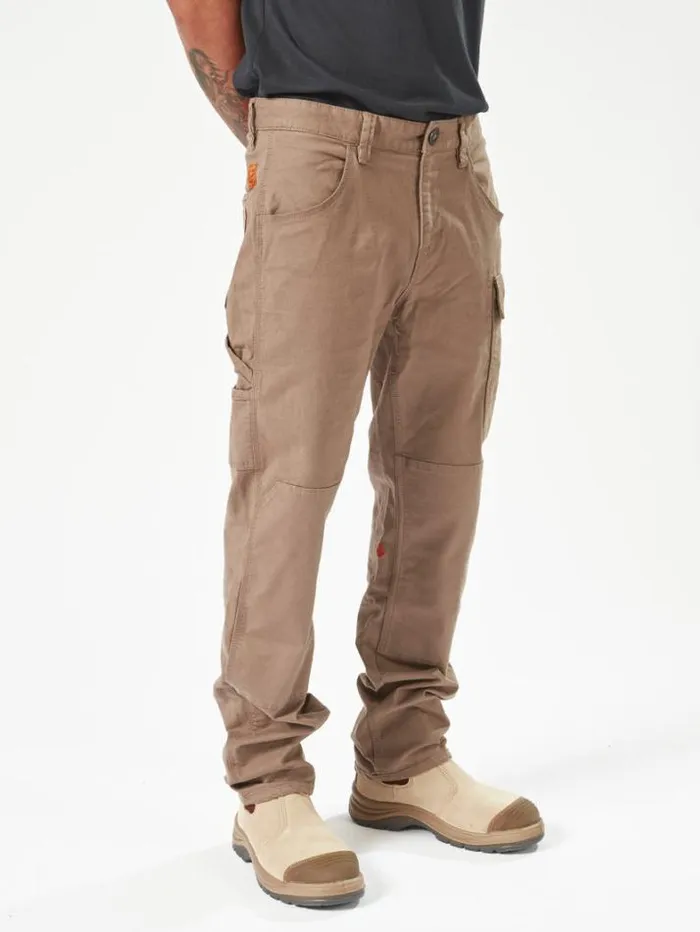 MensWorkwear Pants Volcom Caliper Work Pants 8211 Brindle