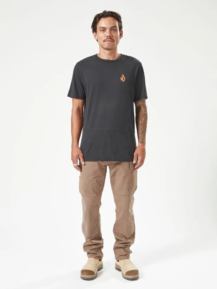 MensWorkwear Pants Volcom Caliper Work Pants 8211 Brindle