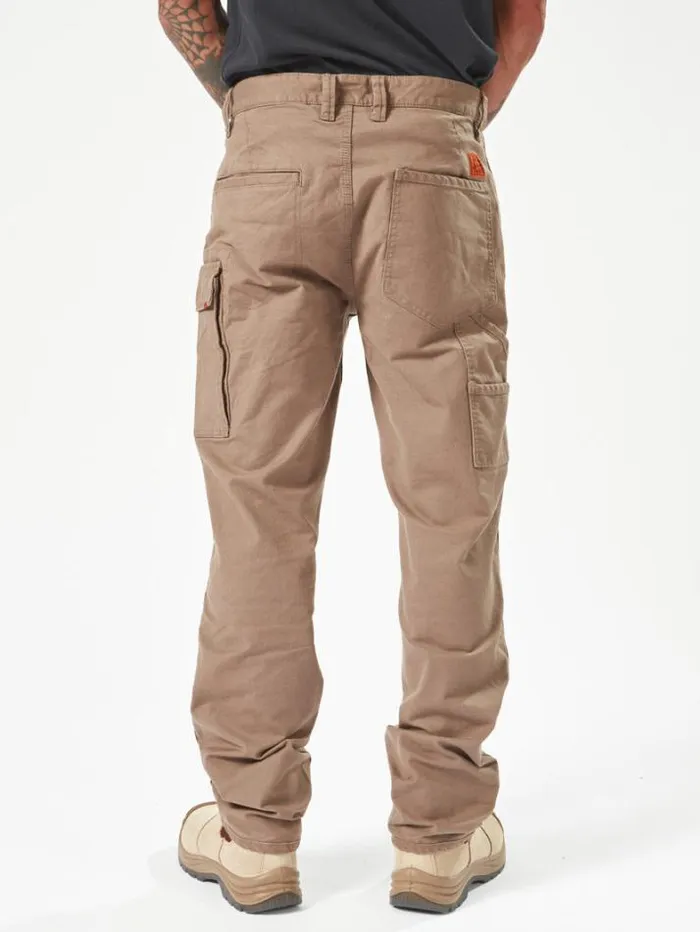 MensWorkwear Pants Volcom Caliper Work Pants 8211 Brindle