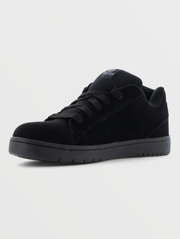 Mens Workwear Shoes Volcom Workwear Stone Op Art Shoes 8211 Black