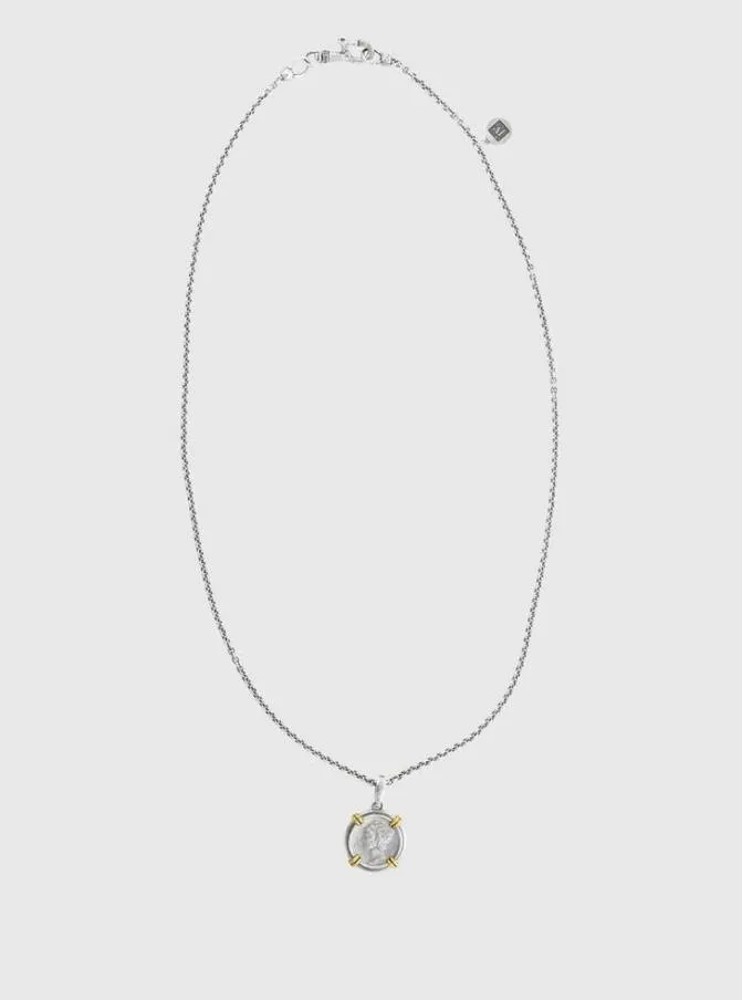 MERCURY COIN NECKLACE No Color Accessories John Varvatos Jewelry MERCURY COIN NECKLACE No Color Accessories John Varvatos Jewelry