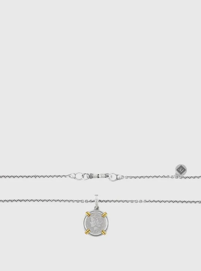 MERCURY COIN NECKLACE No Color Accessories John Varvatos Jewelry MERCURY COIN NECKLACE No Color Accessories John Varvatos Jewelry