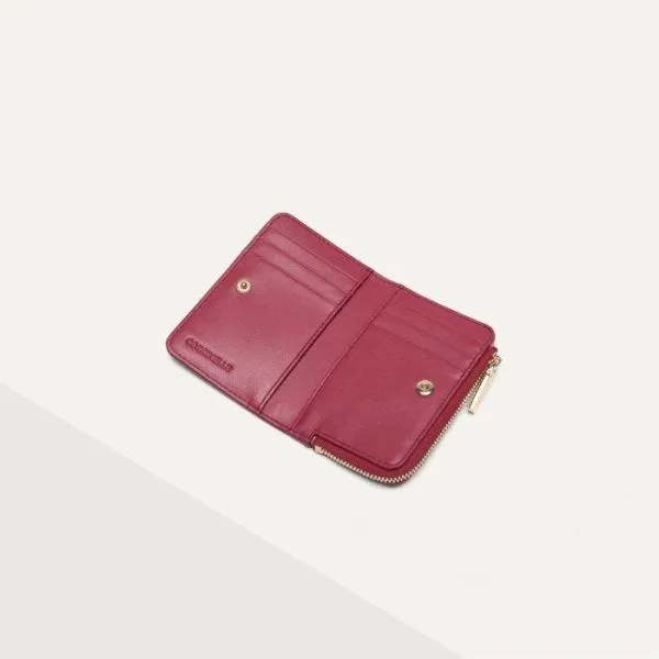 Metallic Patent Sangria Women Coccinelle Wallets and Small Leather Goods