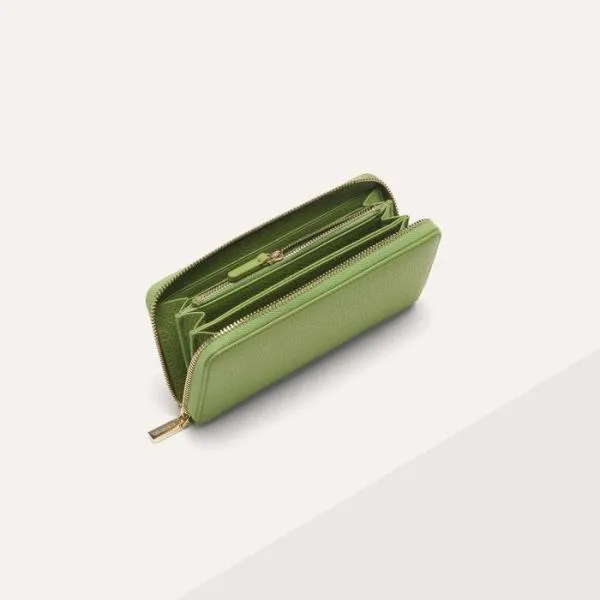 Metallic Soft Guacamole Women Coccinelle Wallets and Small Leather Goods Metallic Soft Guacamole Women Coccinelle Wallets and Small Leather Goods