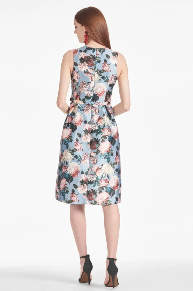 Midi Women Sachin and Babi Tish Dress 8211 Ice Blue Garden