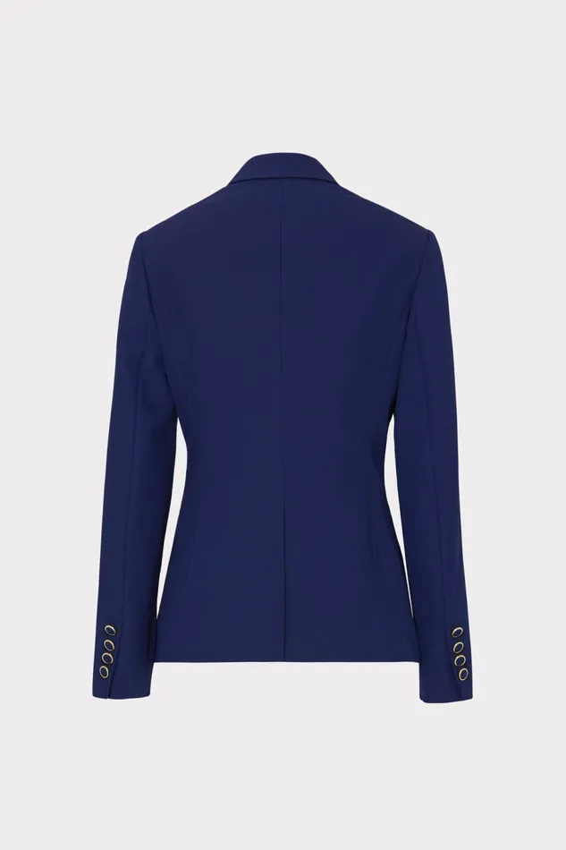 Milly Avery Cady Blazer Navy Women Coats and Jackets