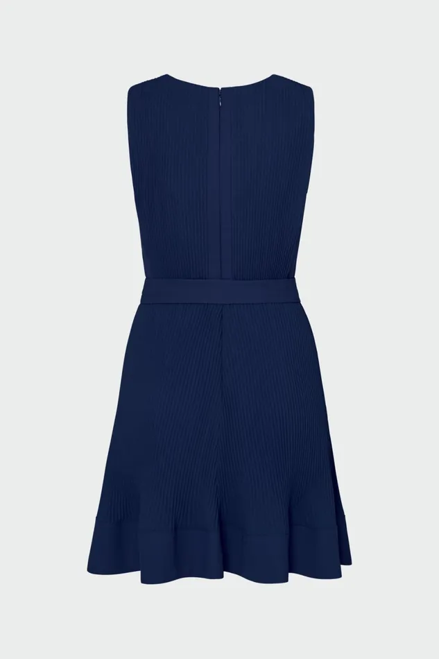Milly Carreen Pleated Mini Dress Navy Women Dresses Milly Carreen Pleated Mini Dress Navy Women Dresses