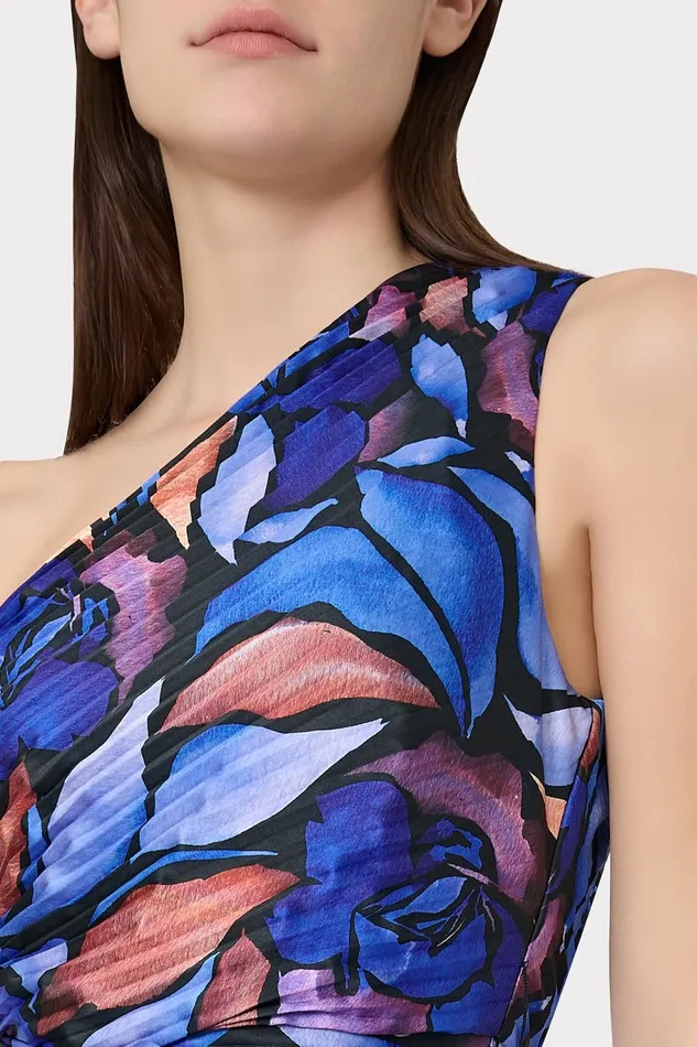Milly Estelle Dream Rose Satin Dress Dream Rose Blue Women Dresses Milly Estelle Dream Rose Satin Dress Dream Rose Blue Women Dresses