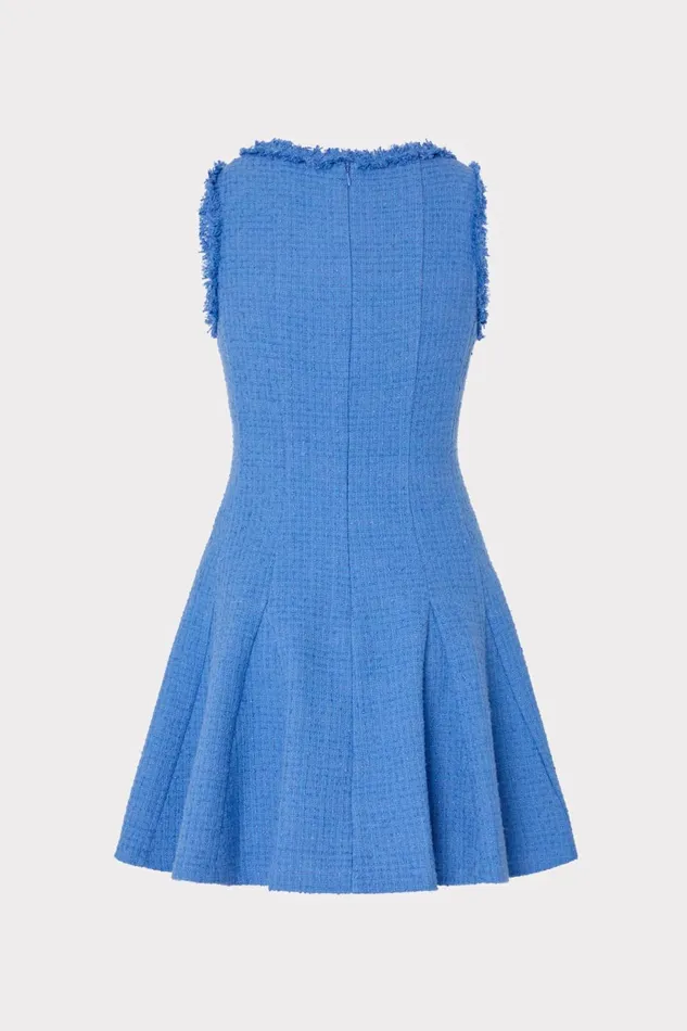 Milly Juniper Boucle Mini Dress Blue Women Dresses Milly Juniper Boucle Mini Dress Blue Women Dresses