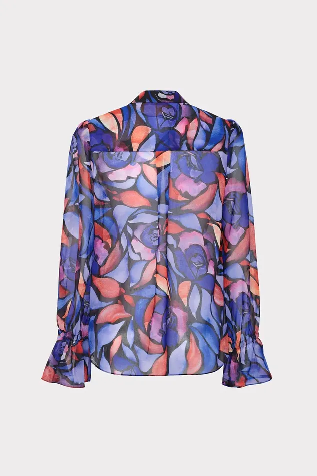 Milly Lacey Dream Rose Blouse Dream Rose Blue Women Tops Milly Lacey Dream Rose Blouse Dream Rose Blue Women Tops