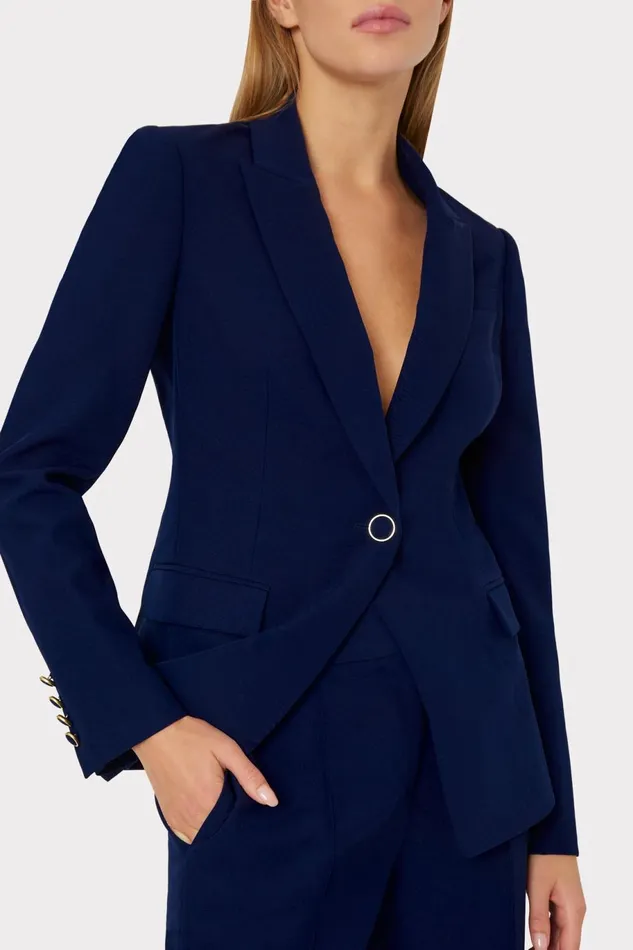 Milly Nash Cady Pants Navy Women Pants