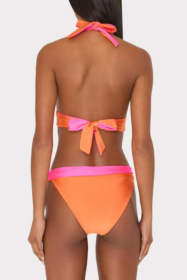 Milly Scala Reversible Bikini Top Pinkorange Women Swim and Coverups Milly Scala Reversible Bikini Top Pinkorange Women Swim and Coverups