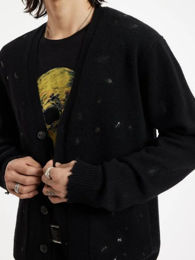 MIRADOR CARDIGAN Black Clothing John Varvatos TShirts