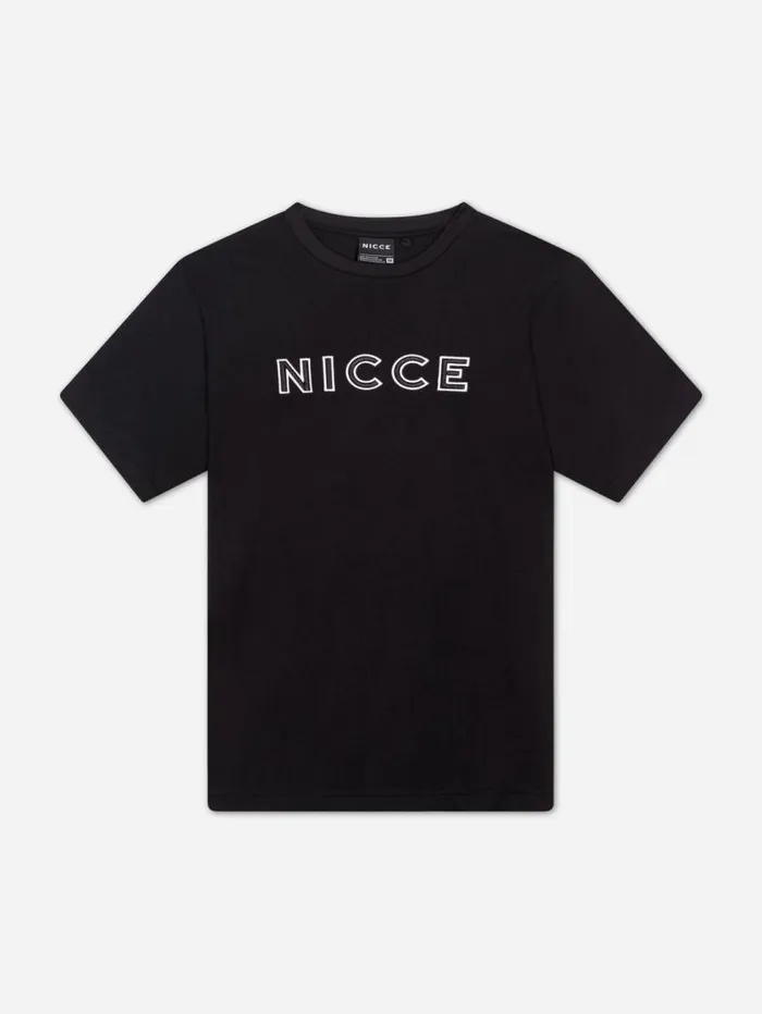 NICCE TShirts Mens NICCE Mercury Outline TShirt Black