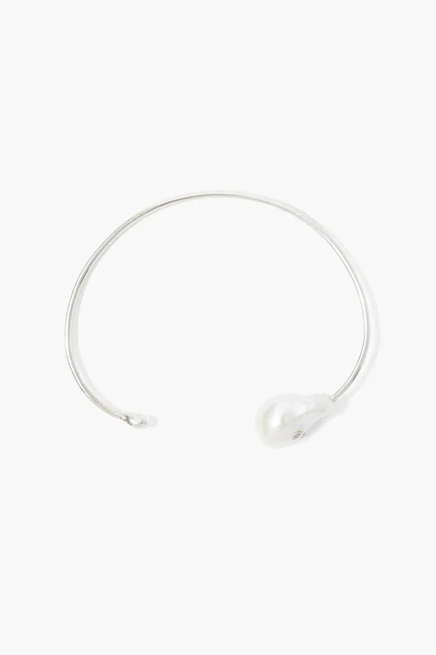 Nigella Diamond Cuff White Pearl Women Chan Luu Bracelets