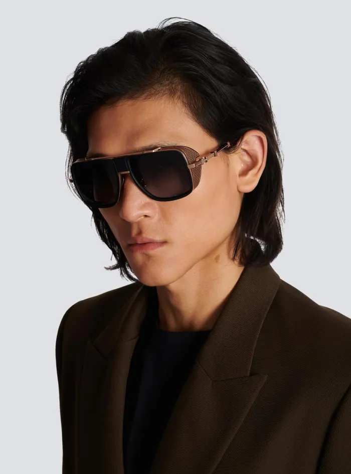 OR Sunglasses Black WomenMen Balmain Eyewear OR Sunglasses Black WomenMen Balmain Eyewear