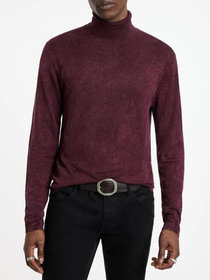 OSBORNE TURTLE NECK Black Clothing John Varvatos Sweaters