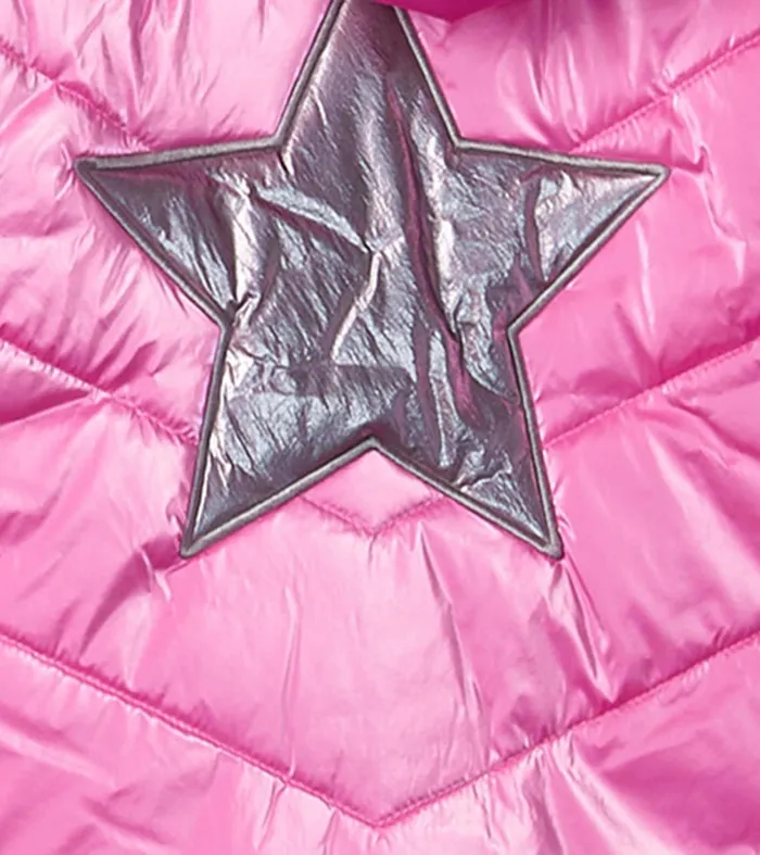 Outerwear Girls Hatley Pink Star Puffer Jacket
