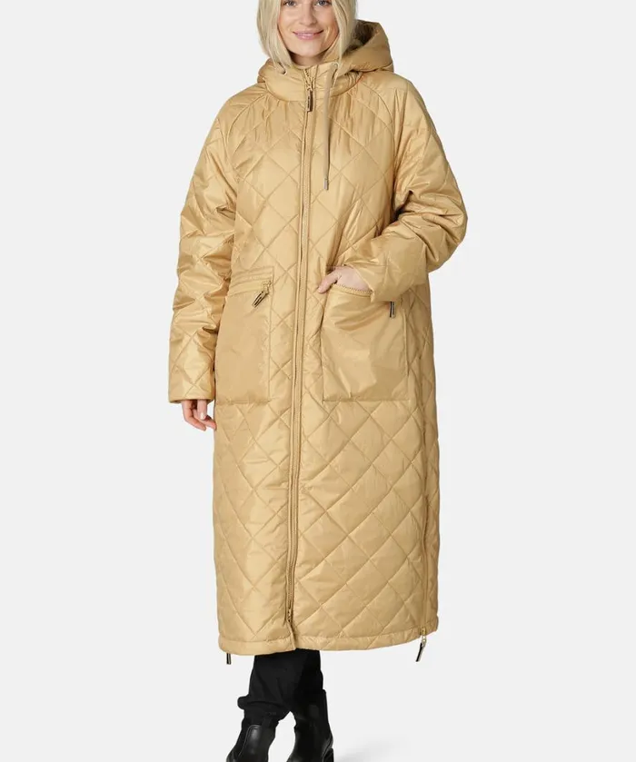 Padded Coat 8211 Iced Coffee Outerwear Ilse Jacobsen All Jackets And Coats