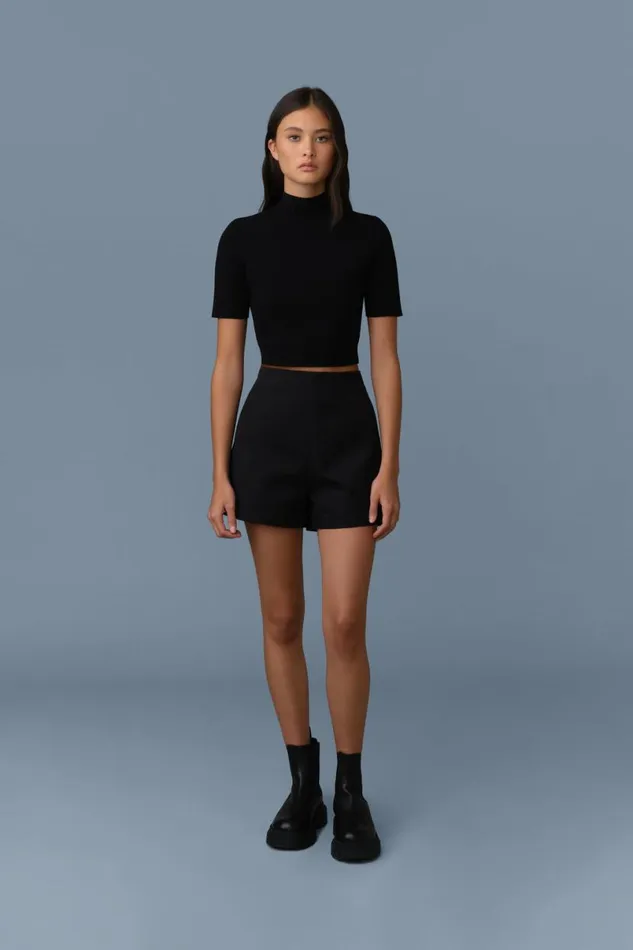 Pants and Shorts Women Mackage DAVACO Panelled Cotton Shorts