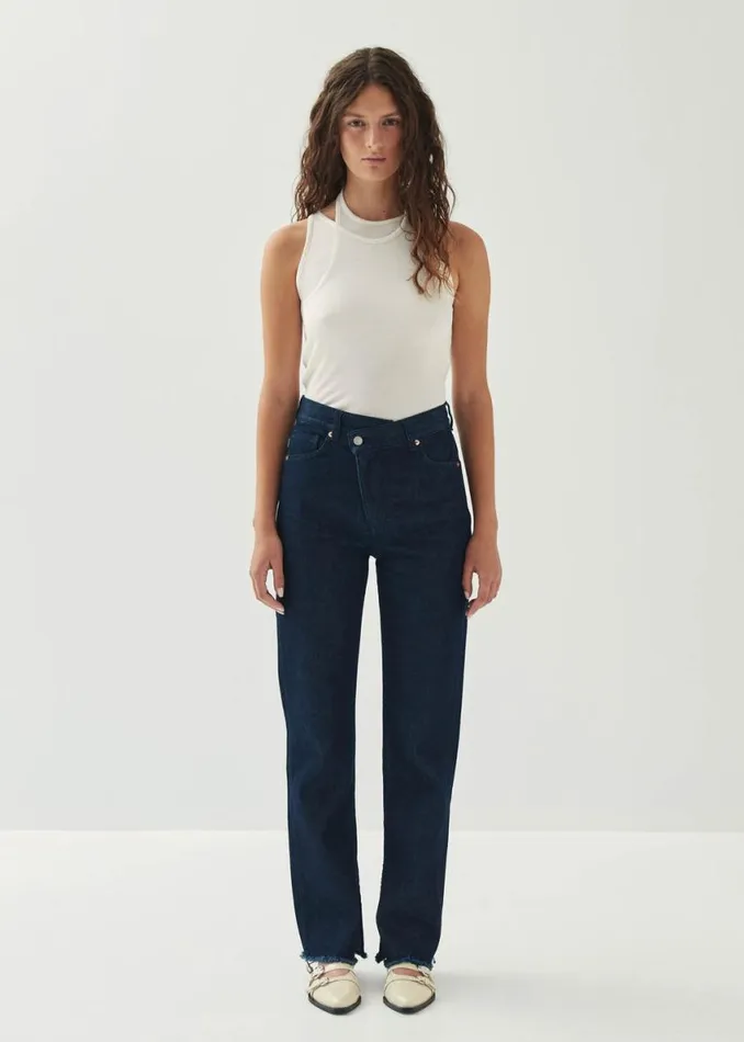 Pants Women ALOHAS Kansas Indigo Denim Trousers