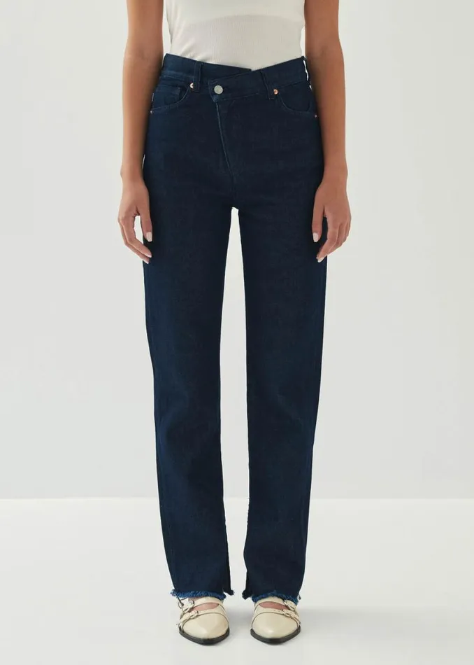 Pants Women ALOHAS Kansas Indigo Denim Trousers