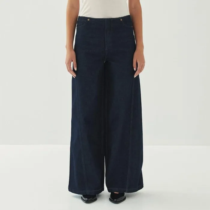 Pants Women ALOHAS Magda Indigo Denim Trousers