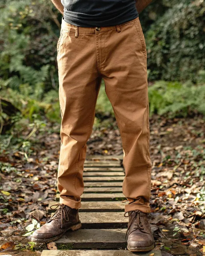 Passenger Clothing 365 Organic Cotton Trouser Coconut Men Trousers