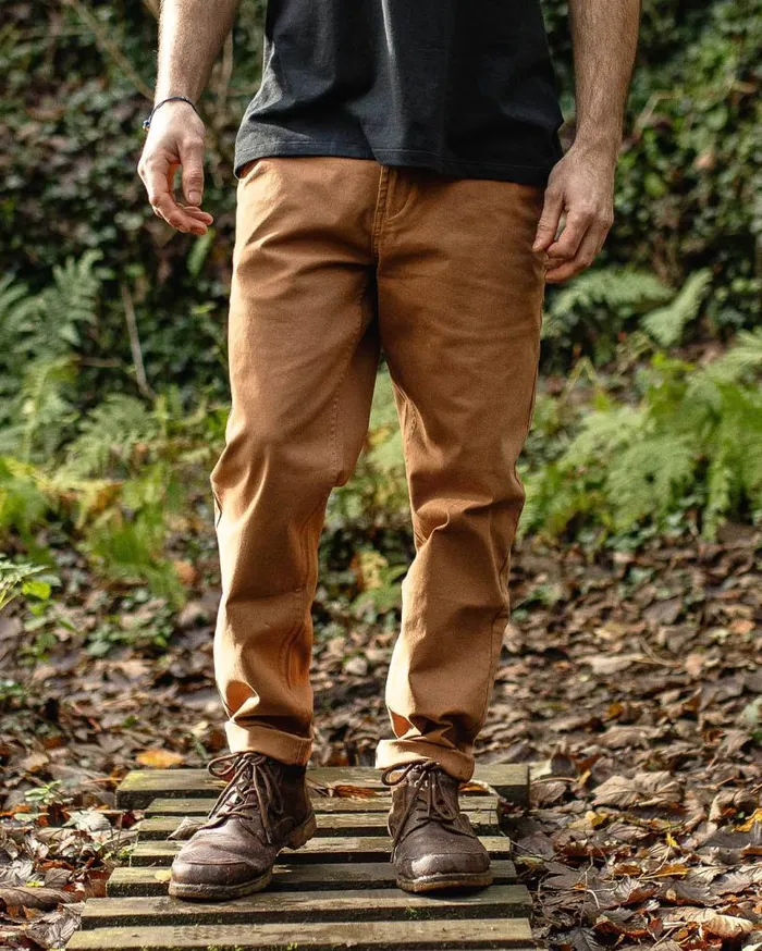 Passenger Clothing 365 Organic Cotton Trouser Coconut Men Trousers