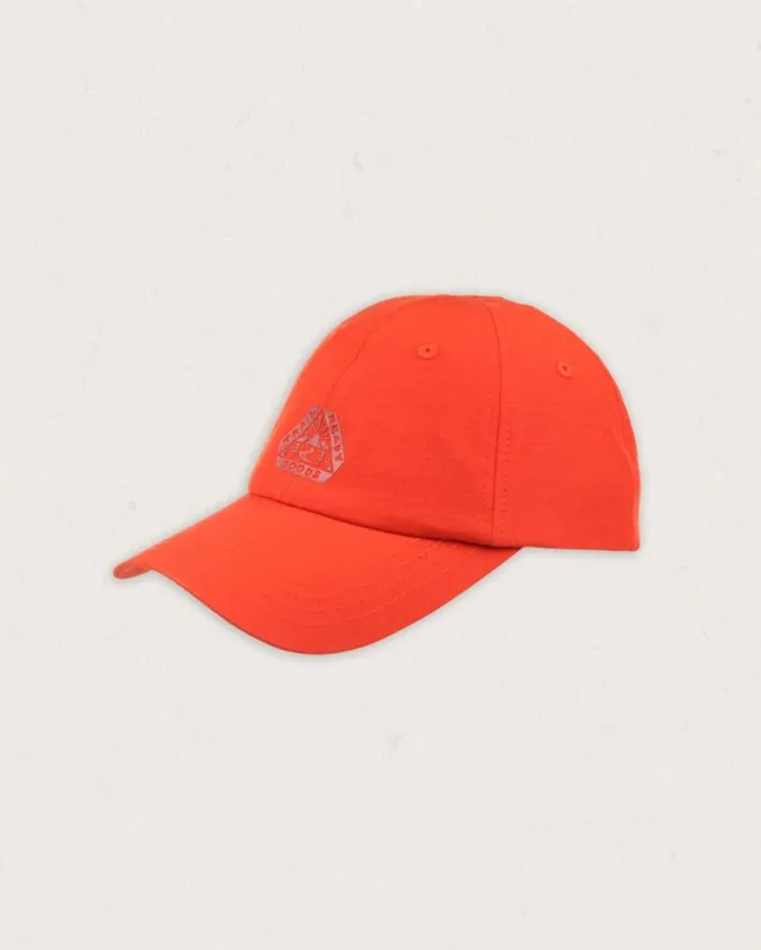 Passenger Clothing Active Organic 6 Panel Cap Warm Orange WomenMen Caps and Hats