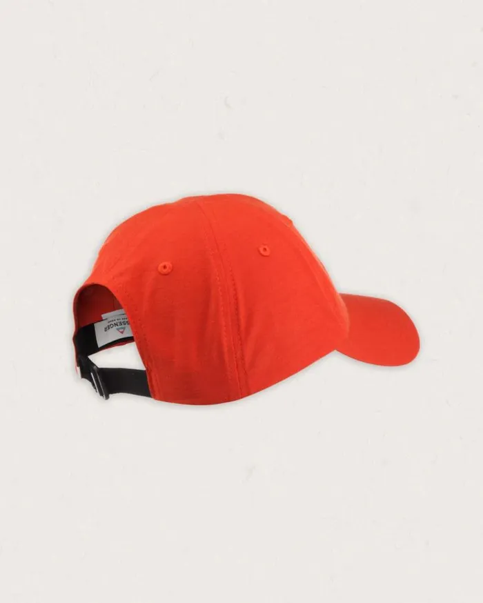 Passenger Clothing Active Organic 6 Panel Cap Warm Orange WomenMen Caps and Hats