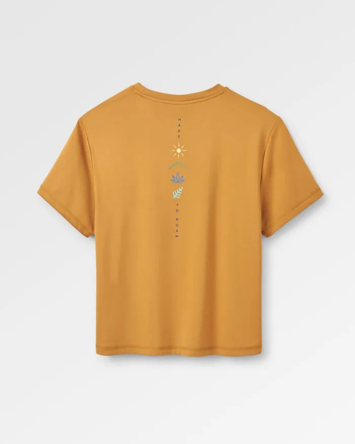 Passenger Clothing Align Active Recycled TShirt Dusty Ochre Women Activewear